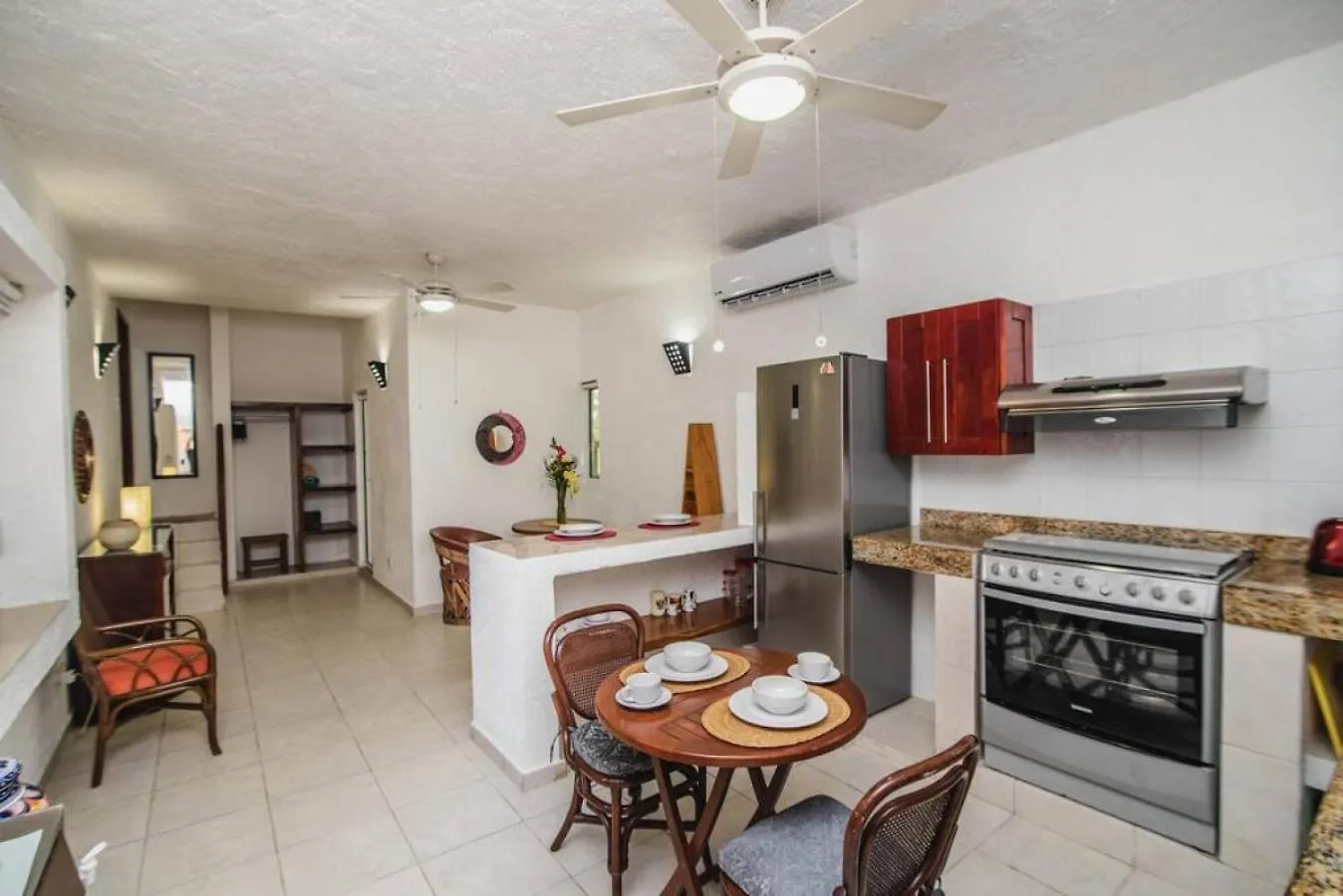 1Br Apt Downtown With Rooftop, 1 Block From 5Th Av Playa del Carmen 0*,  Meksyk